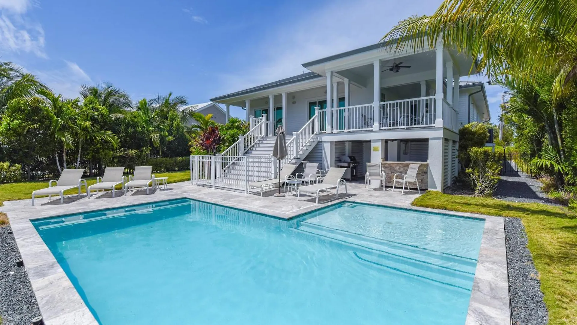 Springtide House -Dock & Home W Pool Stock Island